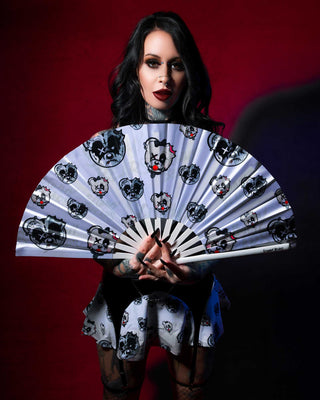 Bratty Bear Hand Fan