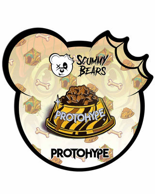 PINS 1.6" PROTOHYPE X SCUMMY BEARS - PROTOBOWL PIN