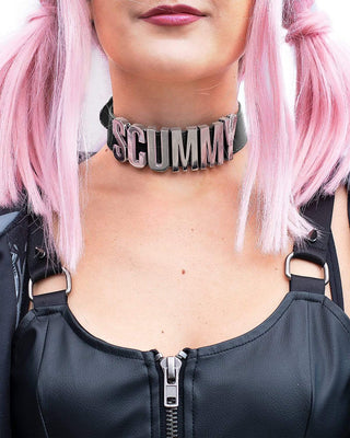 SCUMMY - CHOKER (BLACK) - Scummy Bears