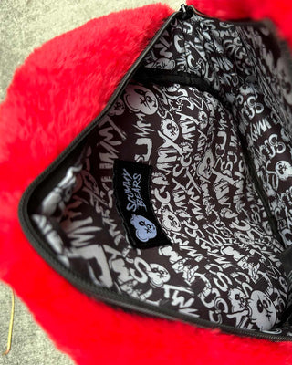 BAG SCUMBAG BACKPACK - FUZZY THINGZZ  (RED)