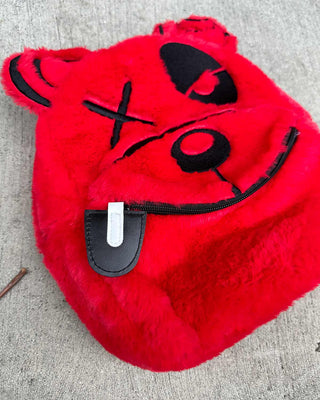 BAG SCUMBAG BACKPACK - FUZZY THINGZZ  (RED)