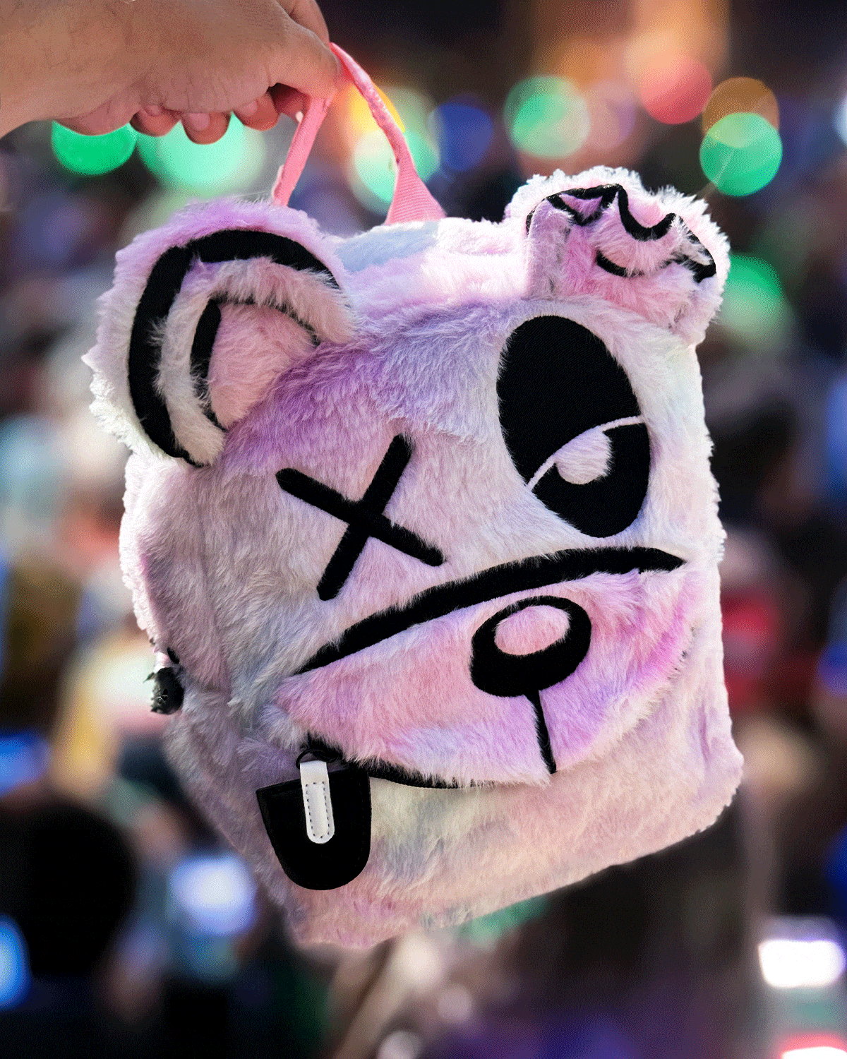 Fuzzy Plush Backpack