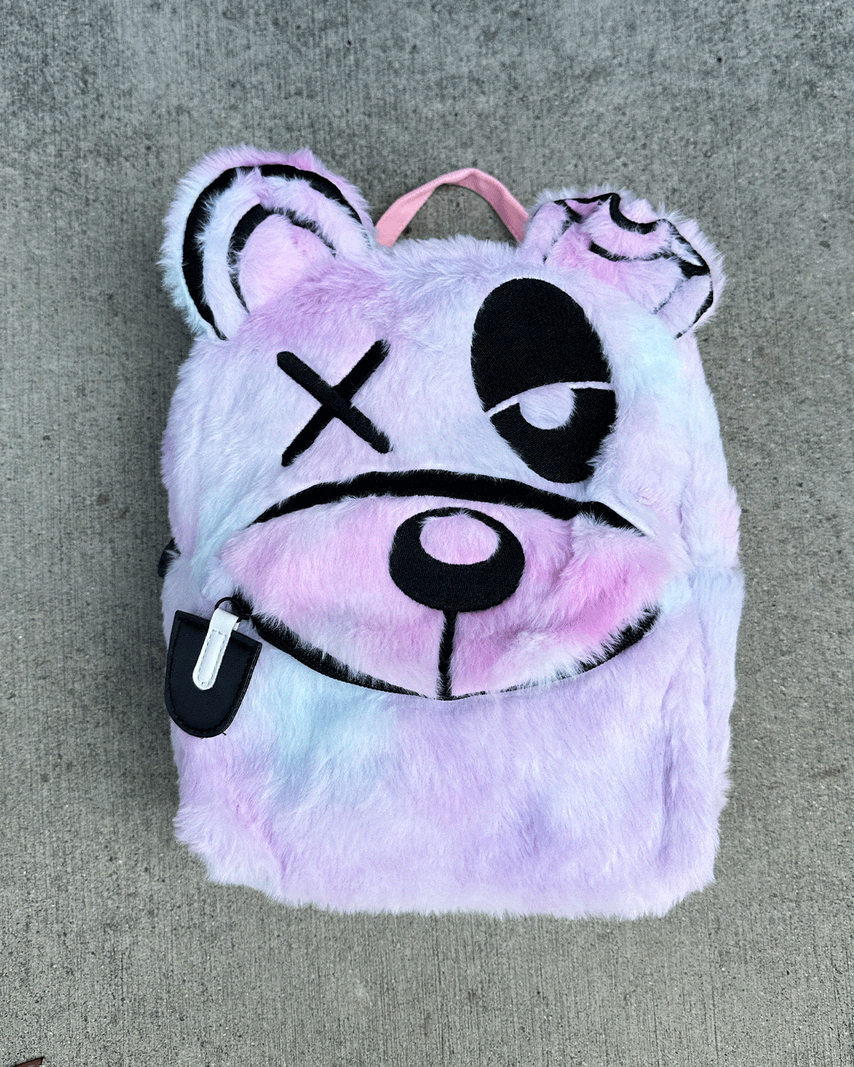 Fluffy Unicorn Plush Backpack –