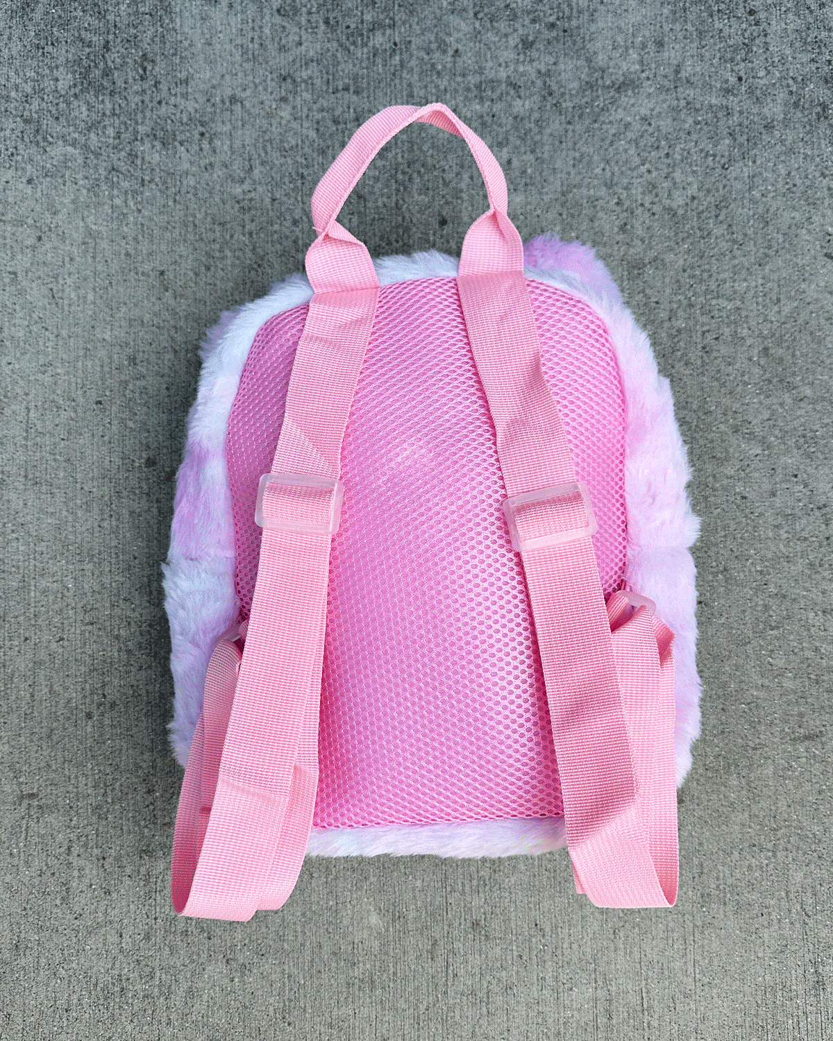 Angels By Accessorize Kids Pink Fluffy Unicorn Backpack