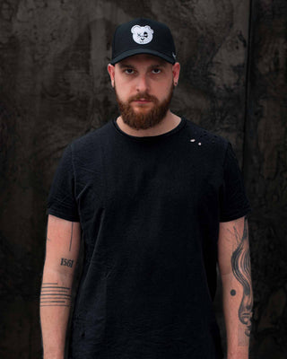Bear Face Snapback Hat Hat