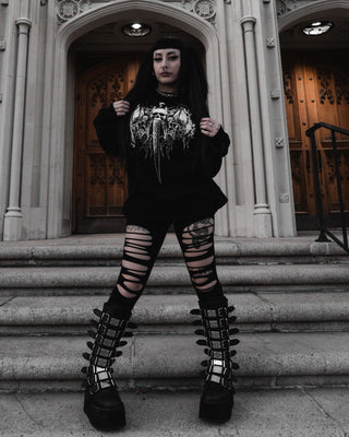 Bloom of Ashes Oversized Crewneck Sweatshirt Sweatshirt