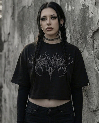 Here for the Heavy Sh*t Crop Top T-Shirt
