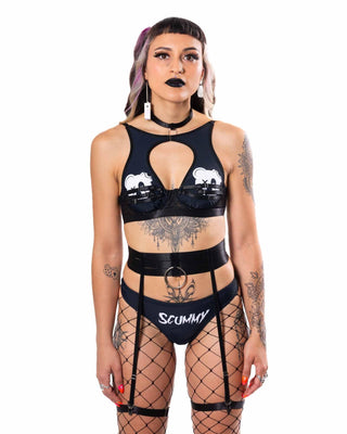 Hide and Seek Thong Bottoms with Garters Bottom