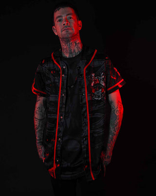 JERSEY Midnight Tyrannosaurus x Scummy Bears - Bloodborne - Baseball Jersey