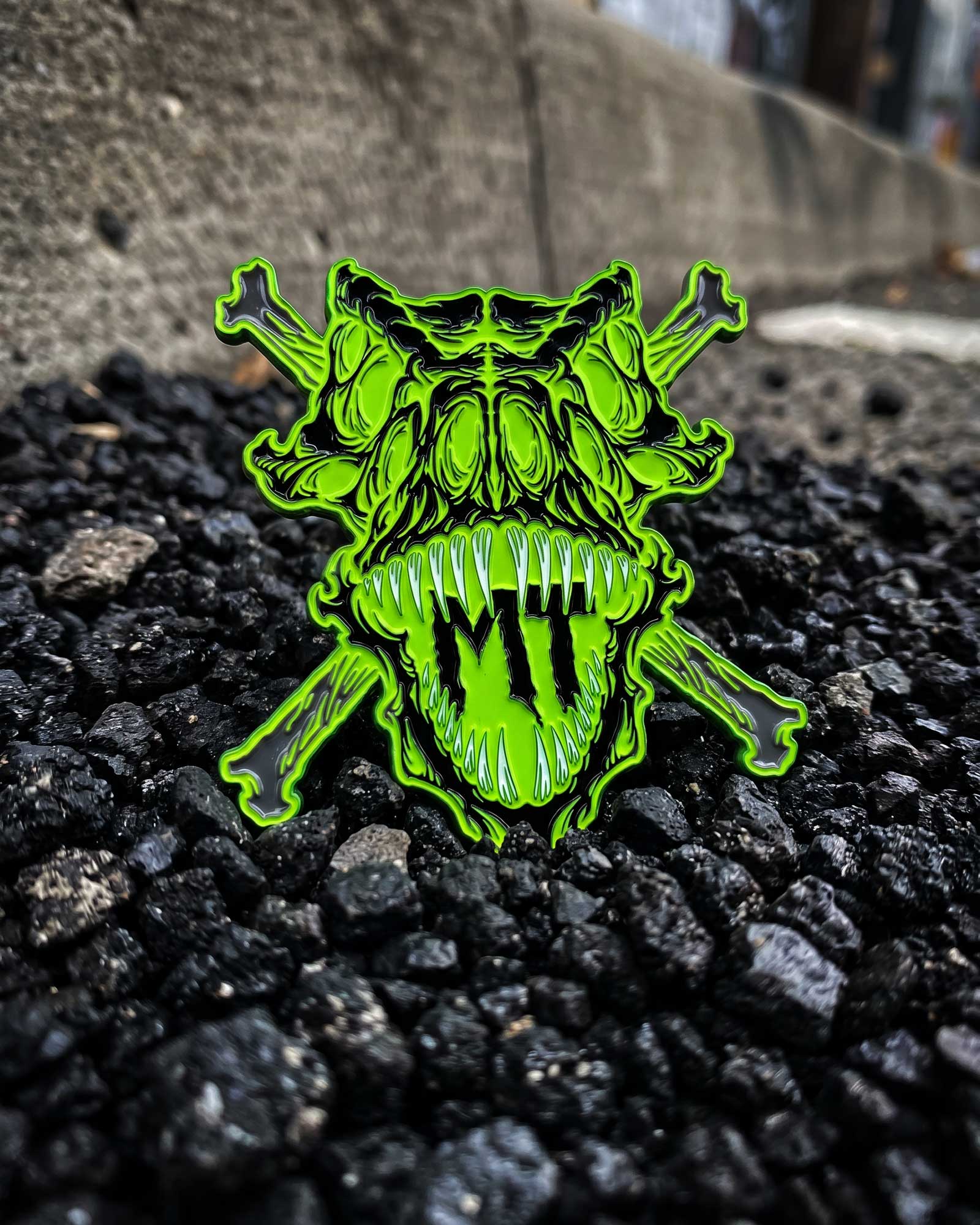 Midnight T Extinction Protocol Toxic Pin | Scummy Bears