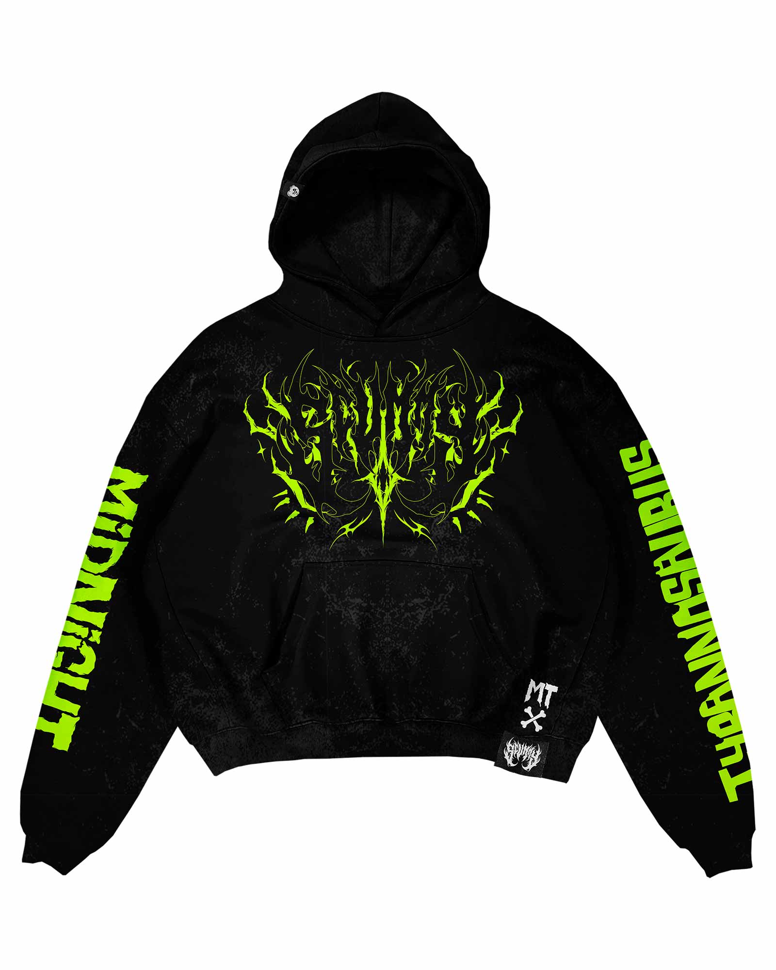 Midnight T Extinction Protocol Oversized Hoodie