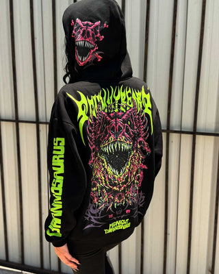 Midnight T Extinction Protocol Oversized Hoodie Hoodie