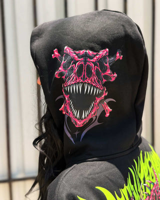 Midnight T Extinction Protocol Oversized Hoodie Hoodie