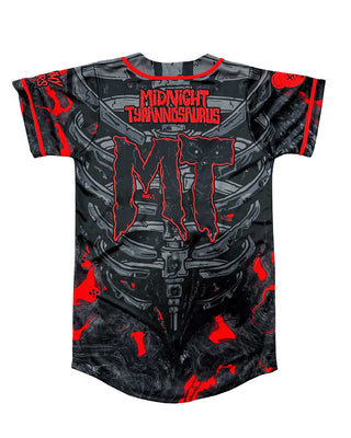 Midnight Tyrannosaurus Cursed Soul Baseball Jersey Jersey