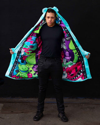 MuShY Premium Fuzzy Cloak - Emerald Cloak