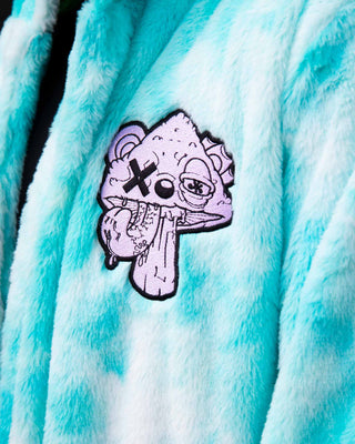 MuShY Premium Fuzzy Cloak - Emerald Cloak