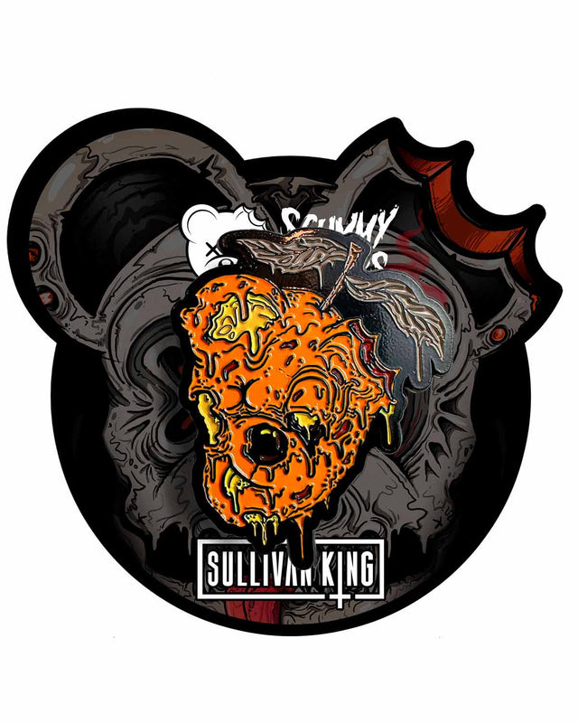 PINS 2" SULLIVAN KING X SCUMMY BEARS - MUSHED MANGO PIN