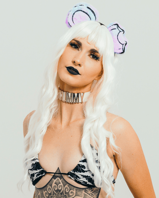 Scummy Bear Ears Fuzzy Headband - Unicorn HEADBAND