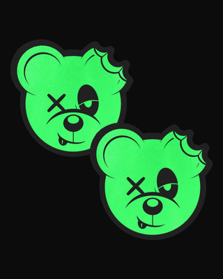 Scummy Bears Pasties - Glow in the Dark PASTIES
