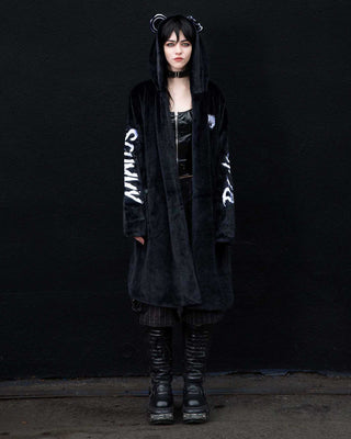 Scummy Bears Premium Fuzzy Cloak - Black Cloak