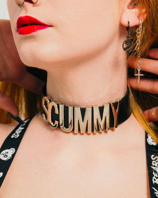 Scummy Choker Collar - Black