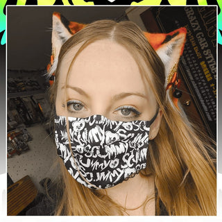 Scummy Pattern Face Mask - Arctic MASK