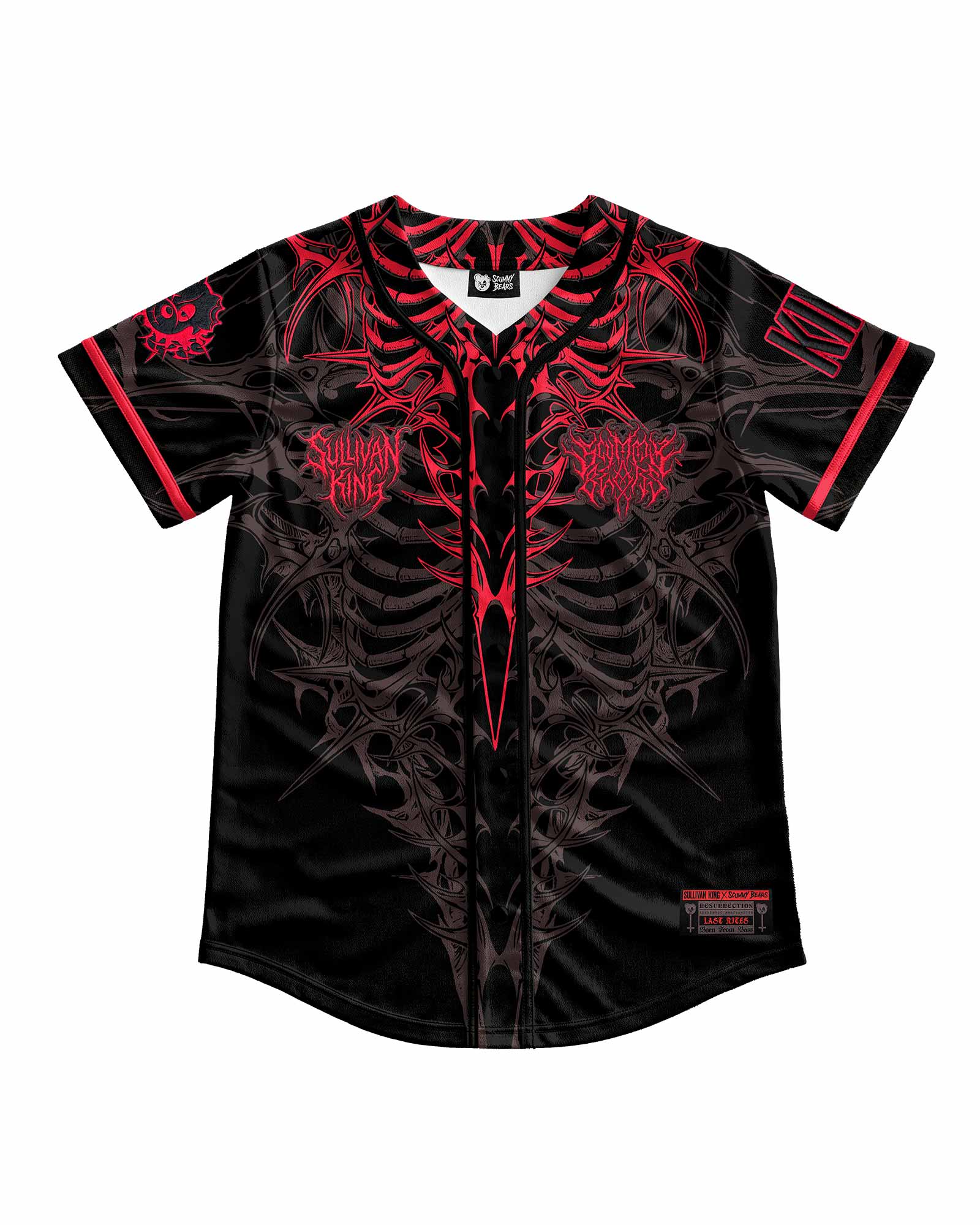 Sullivan King Last Rites Baseball Jersey