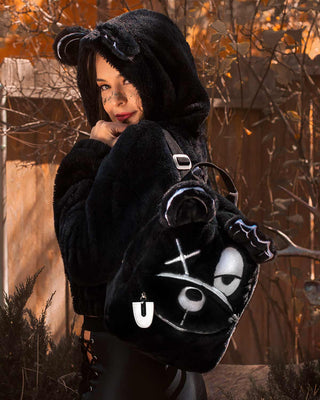 BAG SCUMBAG BACKPACK - FUZZY THINGZZ  (BLACK)
