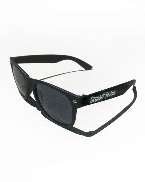 BLACK SCUMMY WAYFARER SUNGLASSES - MATTE BLACK