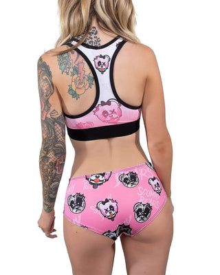 BONDAGE BEARS (GOTH AF) - BOOTY SHORTS (BABYDOLL PINK) - Scummy Bears