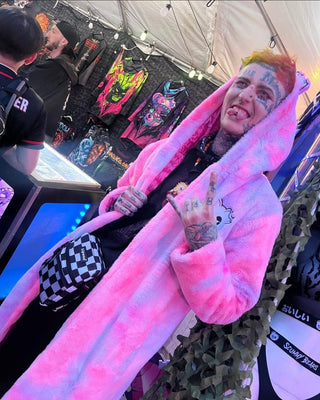 Cloak OISHI - BEAR METAL - FUZZY THINGZZ CLOAK (COTTON CANDY)