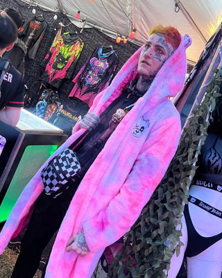 Cloak OISHI - BEAR METAL - FUZZY THINGZZ CLOAK (COTTON CANDY)