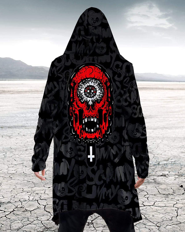 Cloak POPSISKULLS - BLOODY RED - CLOAK