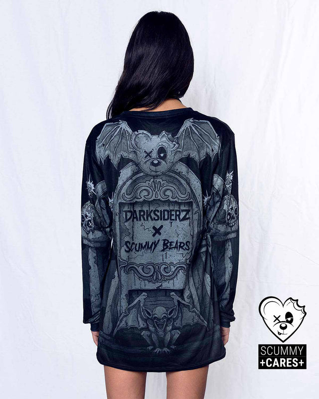 DARKSIDERZ X SCUMMY BEARS - DARK VISIONZ -  LONG SLEEVE TEE