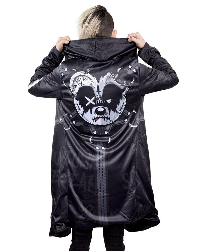 GOTH BEAR (GOTH AF) - CLOAK (BLACK)