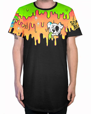 LIQUID STRANGER X SCUMMY BEARS - LAVA - LONG TEE - Scummy Bears