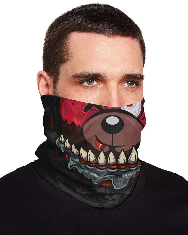 MIDNIGHT TYRANNOSAURUS X SCUMMY BEARS - FACE MASK - Scummy Bears