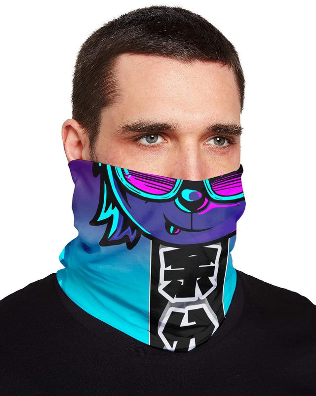 MASK ONE SIZE / MADE TO ORDER (5-10 BUSINESS DAYS) DION TIMMER X SCUMMY BEARS - FUTUREWAVE - SEAMLESS MASK