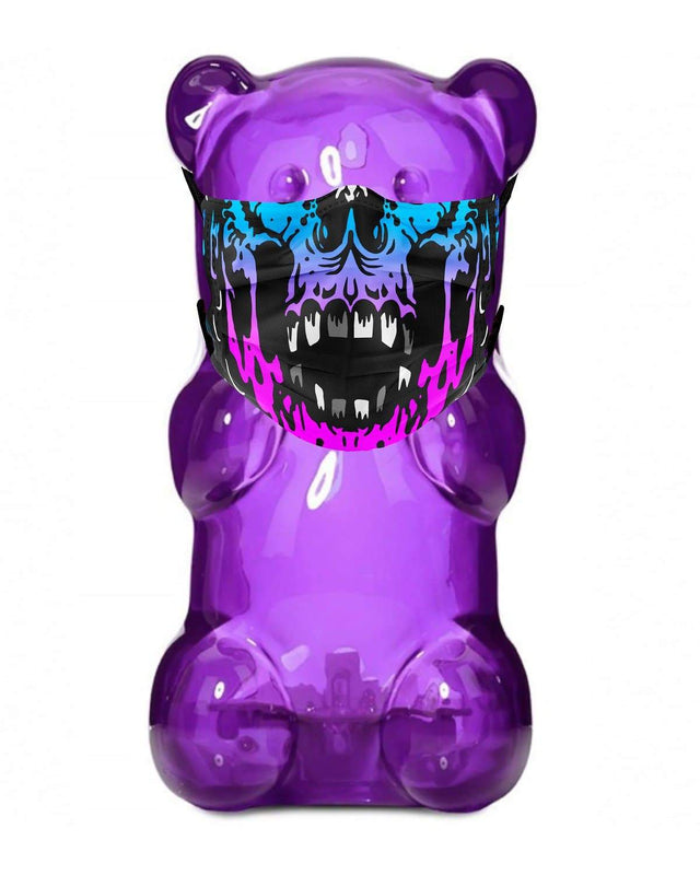 MASK SCUMMY CARES - BLOODY RAINBOW - FACE MASK