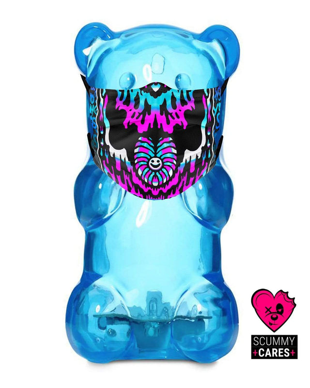 MASK SCUMMY CARES - MELTED DREAMS - FACE MASK