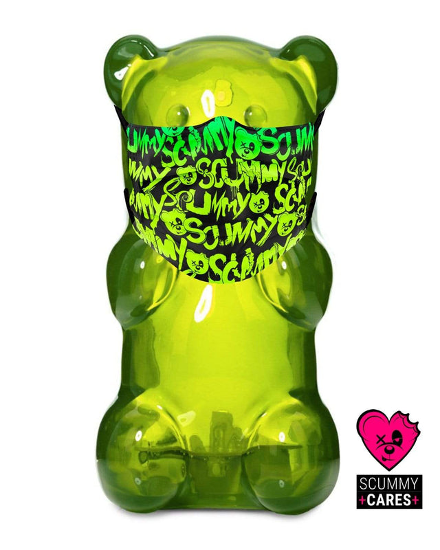 MASK SCUMMY CARES - SCUMMY PATTERN SOUR - FACE MASK