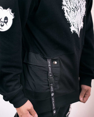 MENS GOTH AF - TECH HOODIE