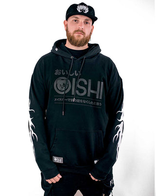 MENS OISHI - BEAR METAL OVER THE SHOULDER STREET HOODIE