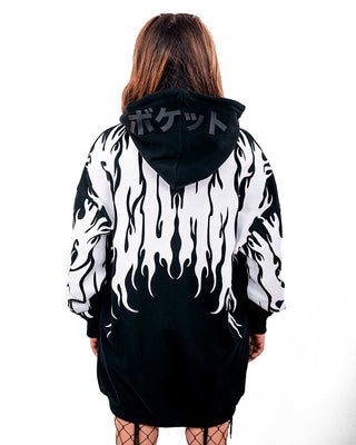MENS OISHI - BEAR METAL OVER THE SHOULDER STREET HOODIE