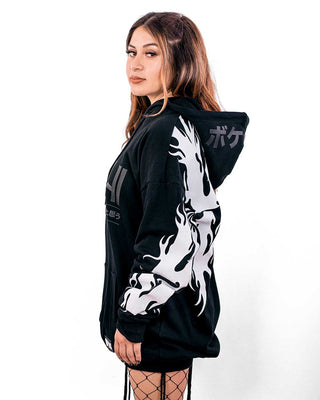 MENS OISHI - BEAR METAL OVER THE SHOULDER STREET HOODIE