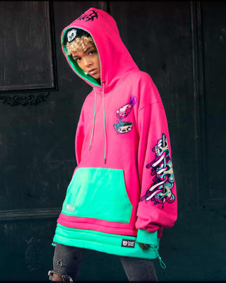 MENS OISHI - TWISTED TONKOTSU - TWO-TONE HOODIE
