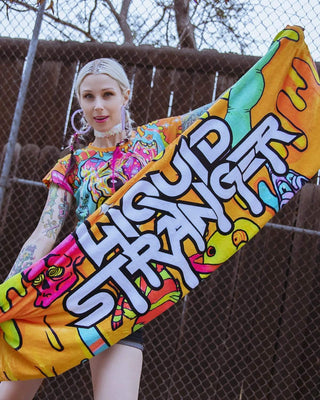 LIQUID STRANGER x SCUMMY BEARS - WEIRD & WONDERFUL - SOFT AF BLANKET - Scummy Bears