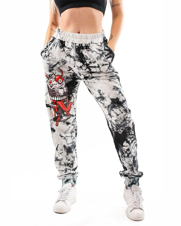 PANTS OISHI - MANIC MILKSHAKE - TIE-DYE SWEATPANTS