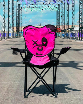 PINK & BLACK SCUMMY CHAIR
