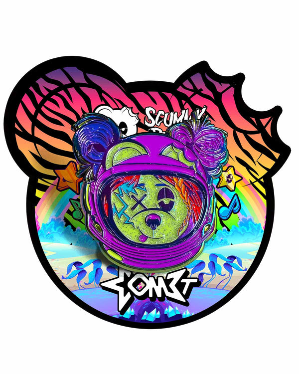 PINS 1.8" COM3T X SCUMMY BEARS - SPACE KANDI - PIN